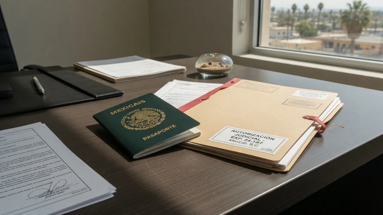 Autorización para pasaporte de menores en Mexicali: cuando el otro padre no firma
